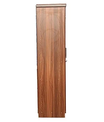 3 Door Wardrobe With Mirror(Material-Engineereed Wood,Color-Brown)