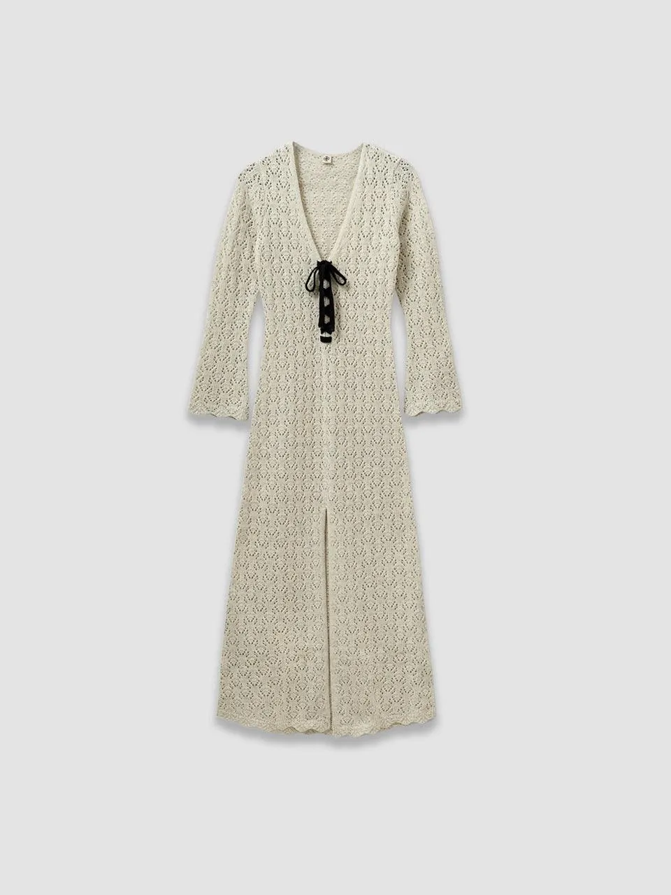 Canada Crochet Dress - Oatmeal