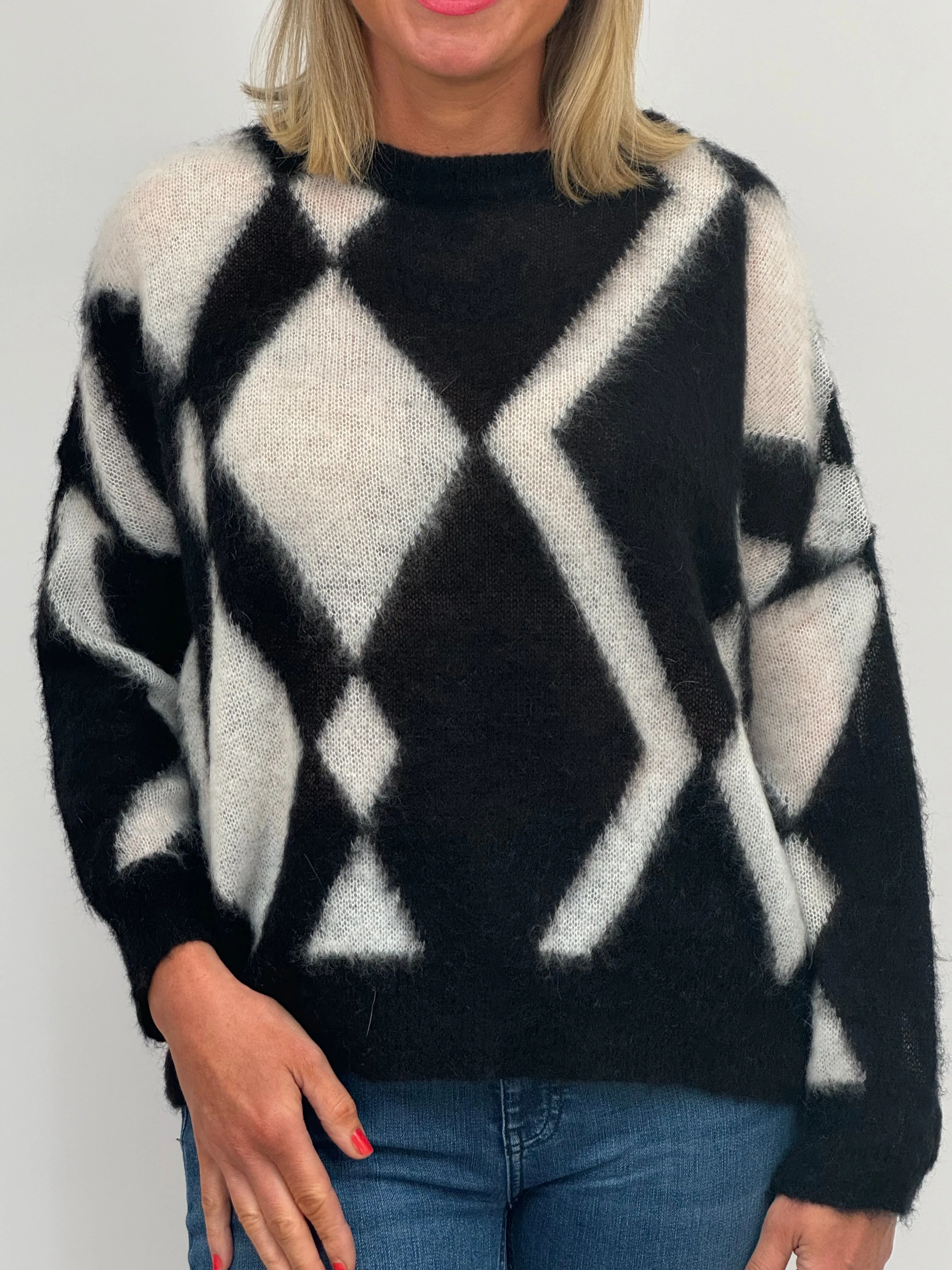 MARELLA Black & White Sweater