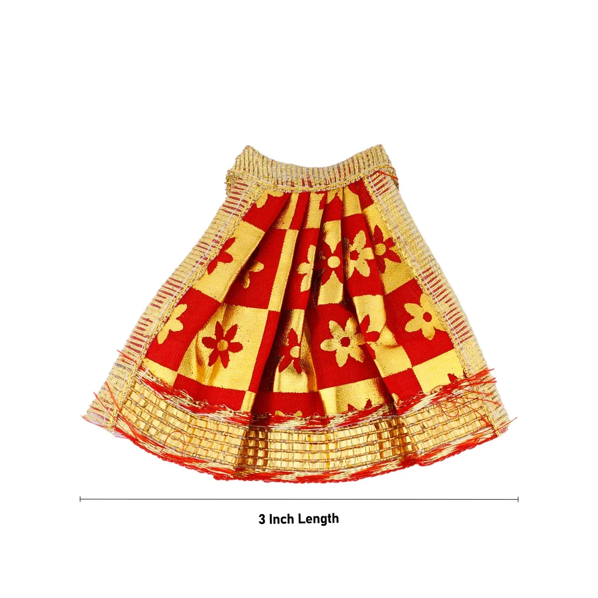 Radha Krishna Dress Set - 3 Inches | Radha Krishna Poshak/ Krishna And Radha Dress for Deity