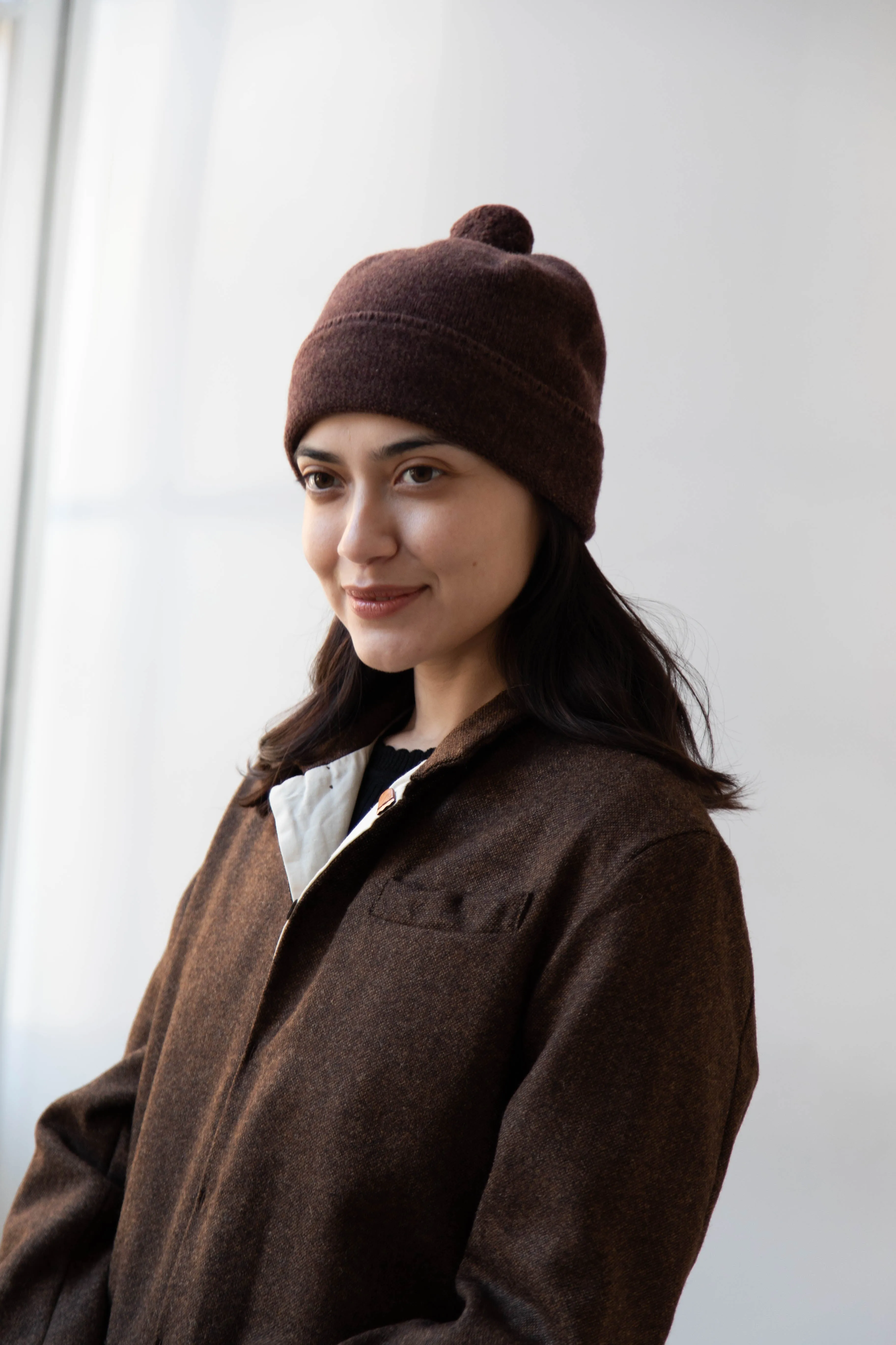 Risa Nakamura | Coat F in Chetsnut Brown