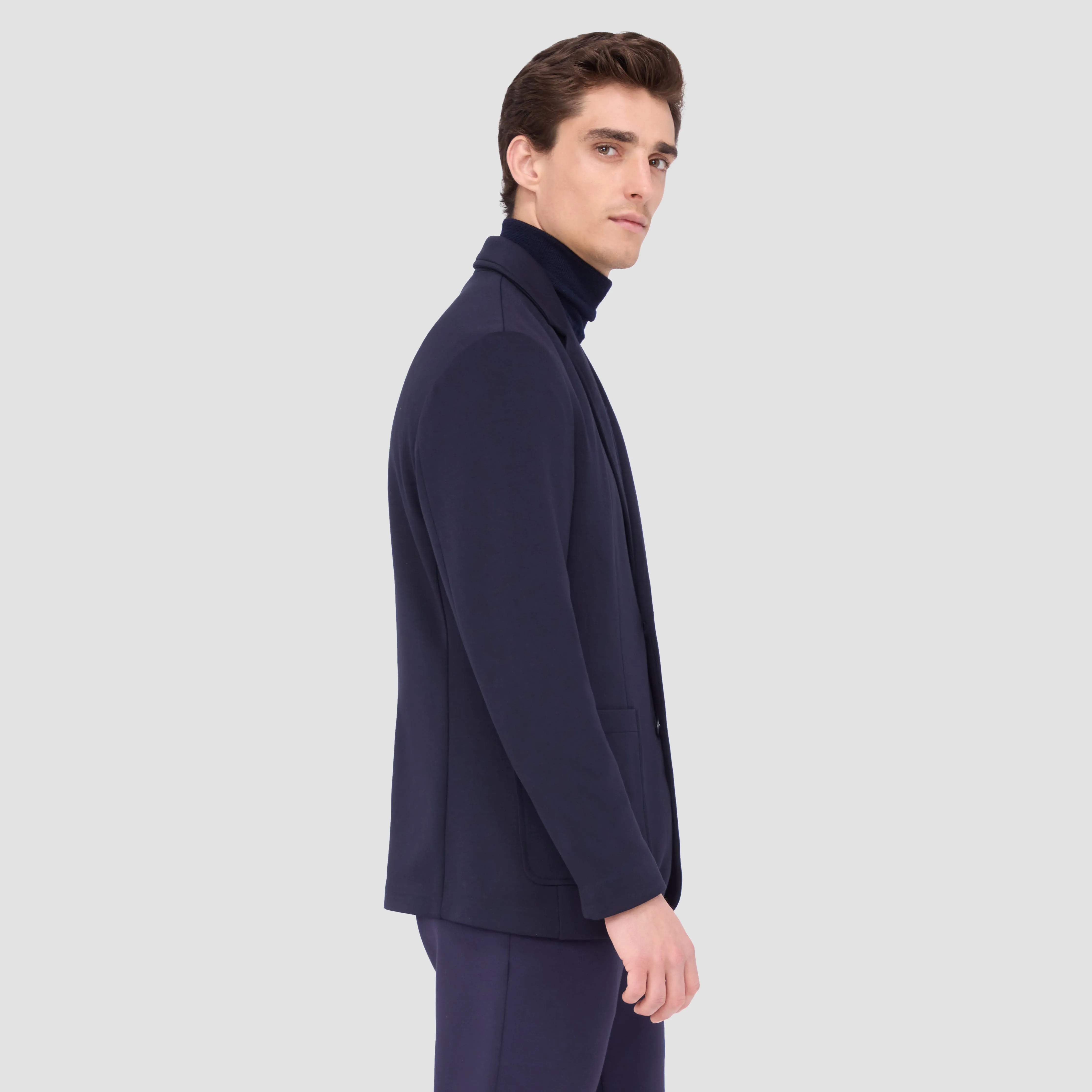 Soft Touch Two Button Knit Blazer